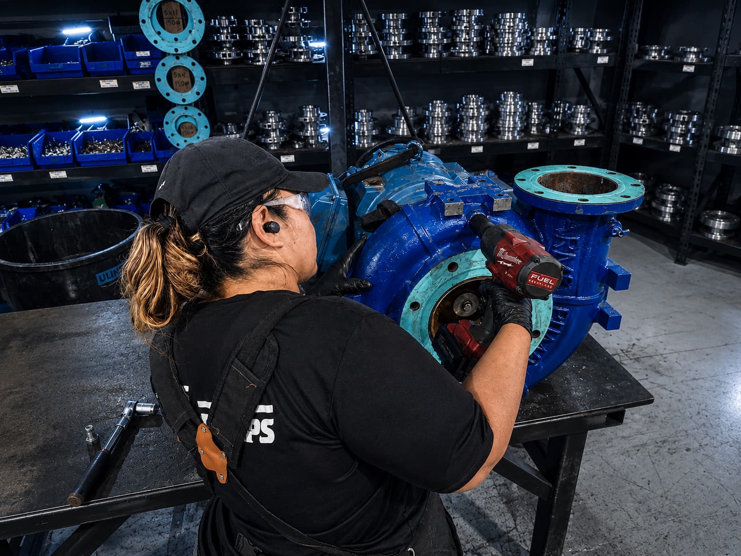 ARMS pump repair workshop